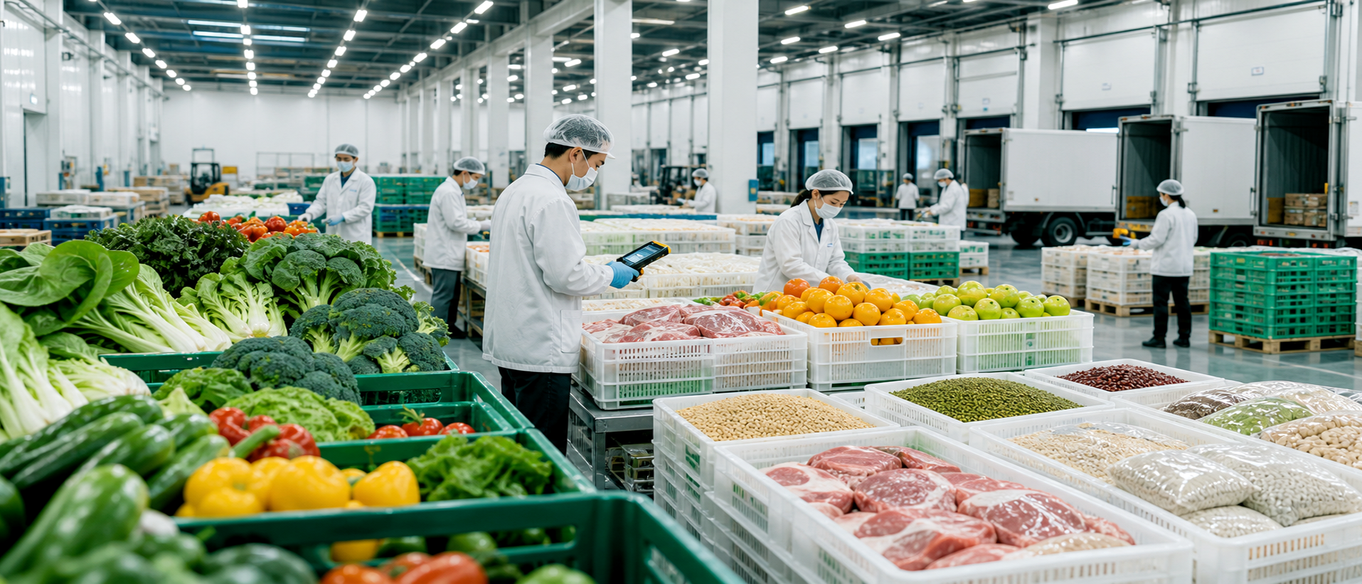 万亩基地 万余种单品 全品类食材配送